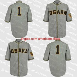 Baseball Jerseys Osaka 1950 Road Jersey Custom Men Women Youth Any Name And Number Double Stitched