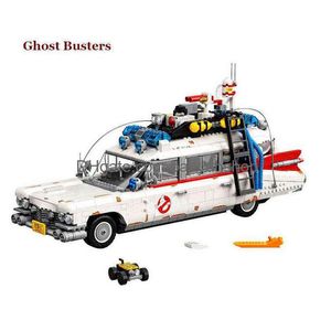 كتل 2552pcs Ghost Busters Ecto-1 2 مجموعة سيارات للسيارات المبنى من الطوب ديي هدايا عيد الميلاد للطفل المتوافقة 21108 10274 L23117 Drop D Dhxph