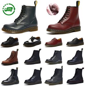 1460 DOC BOOT Martin Martins Boots Men Women Wuxury Sneakers Triple Black White Classic Classic Classic Booties Winter Winter Outdoor Designer Warm Shoes 35-44