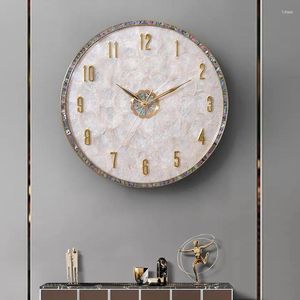 Duvar saatleri akıllı dijital oturma odası hareketi altın resimleri modern saat kızlar lüks orologio da parete ev dekor
