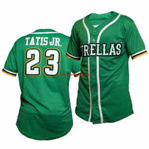 Maglie da baseball Custom Estrellas Orientales 23 Fernando Tatis Jr. 22 Miguel Sano Jersey Team Black Gree