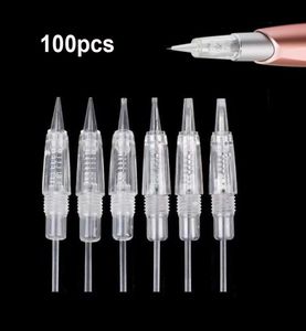 100pcs Tattoo Needle Cartridge for Premium Charmant Machine 1R Cartridge Needle 1D 3R 5R 5F 7F for Permanent Makeup Eyebrow Lips C5097442