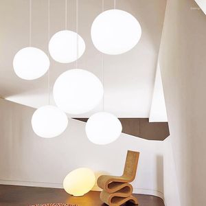 Kolye lambaları Modern Işıklar İtalya Foscarini Gri Cam Asma Lamba Led Düzensiz Chandeiler Yemek Odası Mutfak Çatı Loft Işık Fikstür