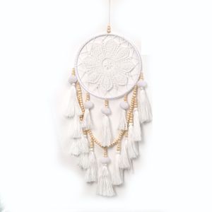 Creative Tassel White Dream Catcher Home Simple Decoration Bedroom Living Room Wall Hanging 122026