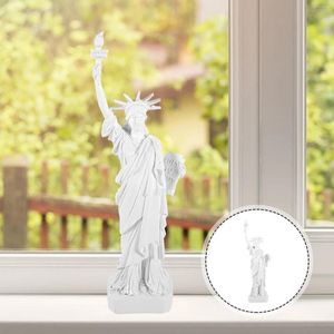 Decorações de jardim mini presentes estátua modelo gabinete decoração desktop resina ornamentos mesa areia branca materiais construção escritório