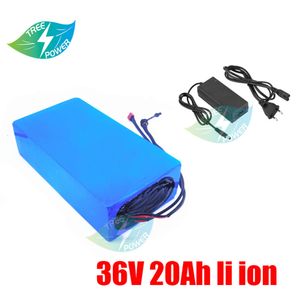 Batayı 36V 20AH Lityum Li iyon Bateria 36V Bicicleta 350W 500W Elektrikli Motosiklet Bisikleti Güç Scooter + Şarj Cihazı