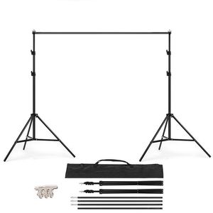 Freeshipping Photo Backdrop Stand Kit Photo Studio Bakgrundsstöd T Formbakgrund för studiofoto 152 cm 200 cm 260 cm 280 cm 300 cm Hwetg