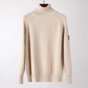 Casual Men Sweater Outdoor Casual Men Tops Autumn Winter Warm Sweaters Size Khaki Size M-XXL