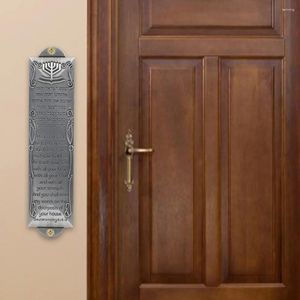 Kurtyna 2 zestawy religijne święte scroll do drzwi Mezuzah Post Metal Retro House Dekatywny rzemiosło