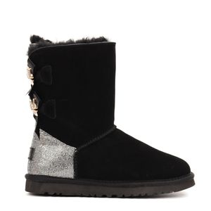 Tasman Platform Winter Herren Damen Designer-Schneestiefel mit Diamantschleife für Wärme, Komfort und leichtes Outdoor-Reise-Motorrad