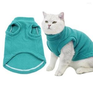 Dog Apparel Pet Autumn Winter Warm Clothing Cat Solid Vest Puppy Casual For Small Large Dogs Costume Coats