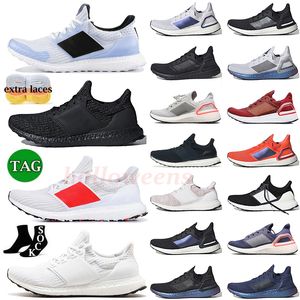 Klassiska ultraboosts 19 Running Shoes Ultra 4.0 Treiple Black White DNA Gray Ash Peach Core Dash Designer UltraBosts Tennis Dhgate Plate-Forme Trainers Sneakers