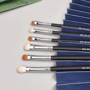 Pincéis de maquiagem 6pcs Ferramentas de pincel de maquiagem Sombra de olho Smudge Halo Dyeing Eyeliner Multi-Function Brush Soft Goat Hair Cosmetic Make-up Brush Q231110