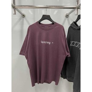 デザイナーの女性服20％オフシャツハイエディションレーベル接着型英語レタープリントスリーブルーズTシャツ