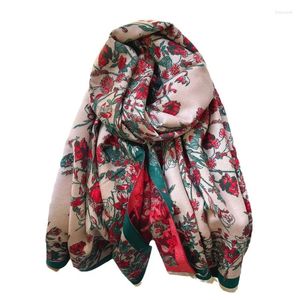 Halsdukar Cashmere Scarf Pashmina Blanketfoulard Bufanda Fashion Hijab For Women Winter Shawls and Wraps Scarfs Head 2023