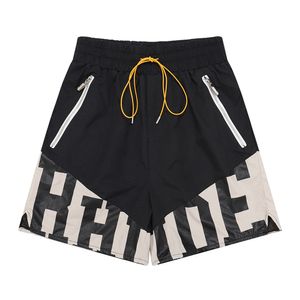 Rhude Shorts Mężczyźni desing Krótkie sporne spodnki dla mężczyzn skóra skóra Rhude krótka luksusowa moda