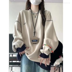 Kadın Hoodies Qweek Harajuku Sweatshirt Kadın Sokak Giyim Büyük Boy Hoodie Kore İncelemeleri Birçok Giyim Vintage Pullovers Estetik Moda