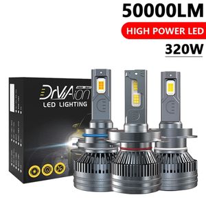 320W Wysoka moc 10000LM H7 H4 H11 LED LED H1 H9 HB4 HB3 9005 9006 9012 Turbo Lampa 4300K ​​6000K 8000K Reflektory samochodowe