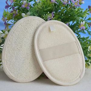 Badsvampar Natural Exfoliating Loofah Loofa Body Strap Bath Skin Dusch Massage Spa Gratis frakt