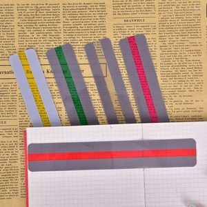 8/6 pezzi Guida alla lettura Strisce Evidenziatori Sovrapposizioni colorate Segnalibro letto per persone dislessiche