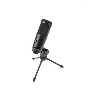 Microfones Profissional USB Tripod Laptop Equipamento Voz Broadcasting Disposition Tools