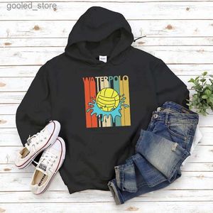 Herrhuvtröjor Sweatshirts Men's Waterpolo Letters Print Designer Hoodie Luxury Hooded Sweatshirt Autumn Winter Warm Clothing for Manlig lyxig streetwear Q231110