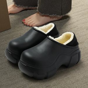 34 Super Thick Sole Fluffy Soft And Cute Women's Winter Warm Indoor Shoes Anti Slip Couple Home Slippers 231109 366 pers