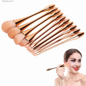 Makeup Brushes 10st Professional Makeup Brush Set Eye Shadow concealer Blusher Powder Brush Cosmetic Brush Set Q231110