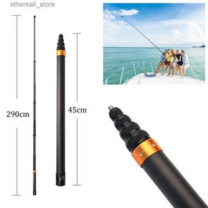 Selfie-Einbeinstative, 2,9 m, superlanger, unsichtbarer Selfie-Stick aus Kohlefaser für Insta360 X3/Action 3/GoPro 11 Kamera, Selfie-Stick Q231110