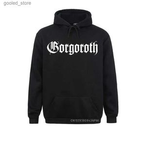 Herren Hoodies Sweatshirts GORGOROTH Sweatshirts Männer Rock Band Thrash Schwarz DEATH HEAVY METAL PUNK Rap Twilight Of The Idols Hoodie Q231110