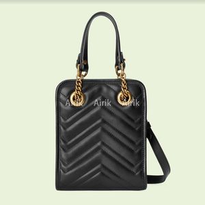 Totas de moda Yululuu 696123 Bag de designer de luxo Crossbody Classic Style Double Letter Bandbag Girl Bag Size16*19*7