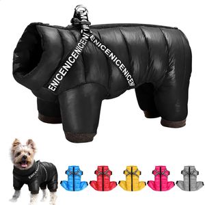 Hundebekleidung Winter-Haustier-Hundekleidung, super warme Hundejacke, Mantel, wasserdicht, für kleine, mittelgroße und große Hunde, Haustier-Kleidung, Overall für französische Bulldogge, 231110