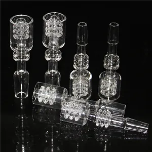 Diamond Knot Quartz Nail Three Stack Stacker 10mm 18mm 14mm Male Quartz Banger Nails Elegantes Design No Carb Cap Gift Club Dad Rig