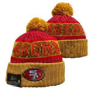 Luxury San Francisco Beanies 49er Beanie Designer Winter Men Kvinnor Design Knit hattar Fall Woolen Cap Letter Jacquard unisex varm skalle sport stickad hatt