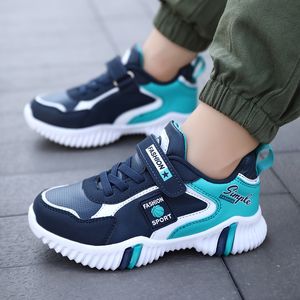 Sneakers Boys' Running Shoes Autumn Fashion Leather Casual Walking Sneakers Children's Breathable and Comfortable Sneakers Boys 230410