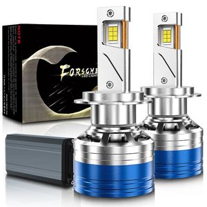 F7 LED -strålkastarlampa 160W H4 H1 H8 H9 H11 CAR LED -strålkastare 9005 HB3 9006 HB4 9012 LED -glödlampa Dubbel kopparrör dimma 24000LM