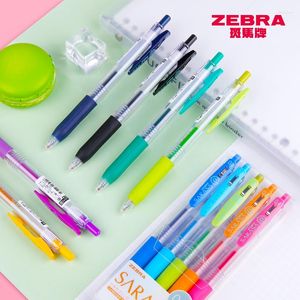 Ställ Japan Zebra JJ15 Color Gel Pen Sarasa Quick Clip Tork Pennor 0,4 mm JJS15 Vattentryck