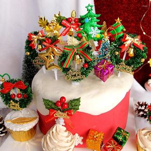 Christmas Decorations Cake Decorating Supplies Xmas Tree Plug In Pendants Party Topper Balls Decoration For Ornaments