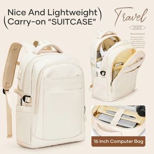 Evening Bags Womens travel backpack 14 inch antitheft laptop work waterproof university with USB charging port 231110