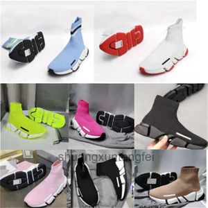 Designer Socks Buty Casual Buty Platform Runner Socker Skarpetka Mistrz Buty Expossed Sneakers Prędkości Botki Mężczyźni Kobieta błyszcząca dzianina Speed ​​2.0 1.0 Trainer