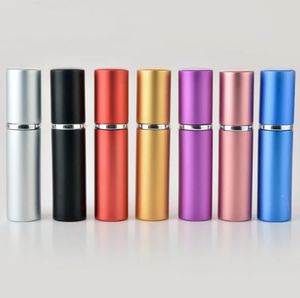 5ml mini taşınabilir doldurulabilir parfüm atomizer renkli sprey şişesi boş parfüm şişeleri moda parfüm şişesi 418qhh