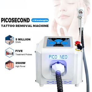 Máquina de remoção de tatuagem a laser 5 em 1, picosegundo, hiperpigmentação, sobrancelha, manchas escuras, removedor q comutado, laser nd yag