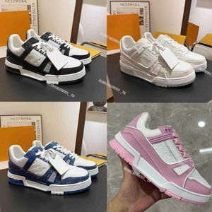 Sneakers designer di marchi uomini scarpe da donna piattaforma sneaker classiche istruttori vintage combinazione di scarpe mesh grandi allenatori di stampa unica con scatola