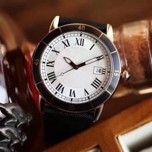 Relojes Fashion Luxury Mens 디자이너 클론 시계 42mm 스테인리스 스틸 수제 패브릭 체인 고품질 U1Top Nightlight 방수 방수 Sapphire Glass Luxury Watch