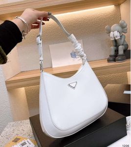 Women Cleo Handbags Shoulder Bag Purse Underarm Hobo Bags Lady Leather Tote Wallet Luxurys Handbag Moon Solid Color bogg bag YU1005ESS