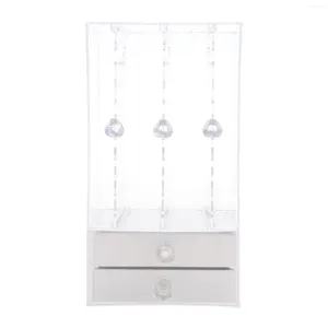 Astucci per gioielli Organizer da appendere per collane Orecchini Anelli Porta bracciali Espositori Collane Bracciali e