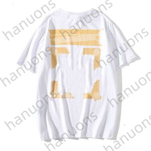 Herr t-shirts helt vita ny vår sommarpasta trasa pil unisex kort ärm t-shirt tryckt brev på baksidan