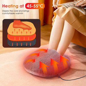 Other Home Garden USB Winter Electric Foot Heating Pad Under Desk Household Warmer Heater Soft Plush Warming Thermostat Mat Warm 231109