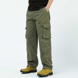 Pantaloni da uomo Pantaloni casual di marca Pantaloni cargo da uomo Pantaloni larghi in cotone Pantaloni da uomo Tuta lti Poet Straight Pantaloni da lavoro all'aperto 5XL Z0410