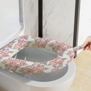 Coprisedile WC Impermeabile Non lavabile Four Seasons Universal Foam Silicone Famiglia con un coprimaniglia